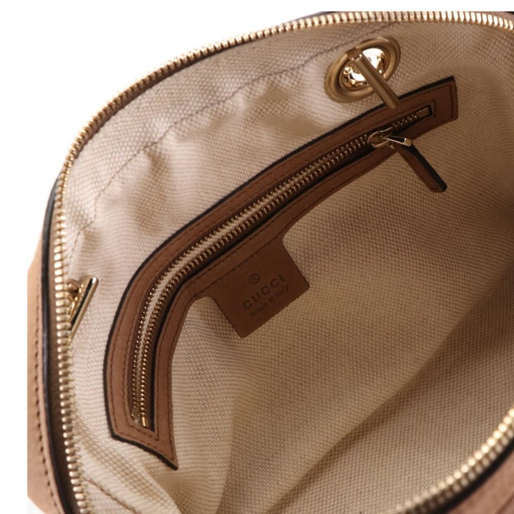Gucci Soho Chain Zipped Shoulder Bag in Grained Leather with Tassel - Picture 6 of 12